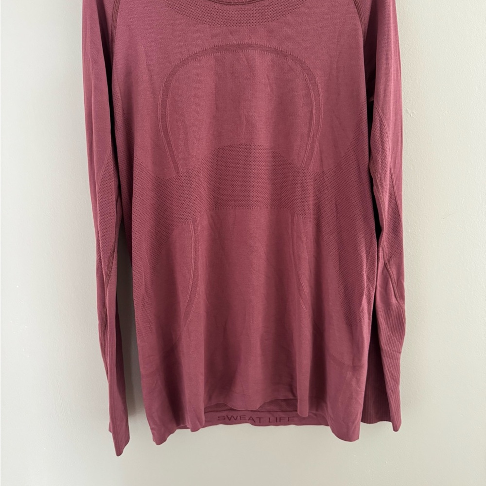 lululemon athletica Women's Long Sleeve Swiftly Tee - Deep Rose